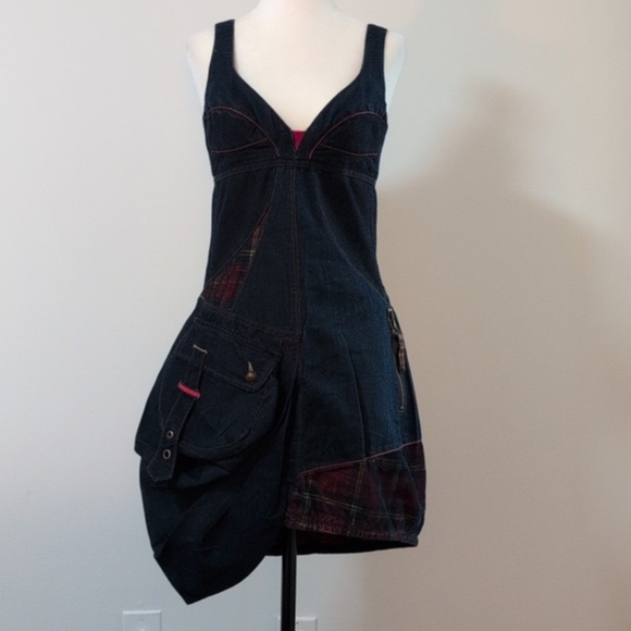 Marithé + François Girbaud Asymmetrical Bubble Dress - Picture 1 of 4